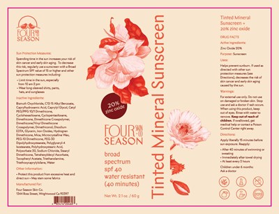 Product Label - 204 Four Seasons